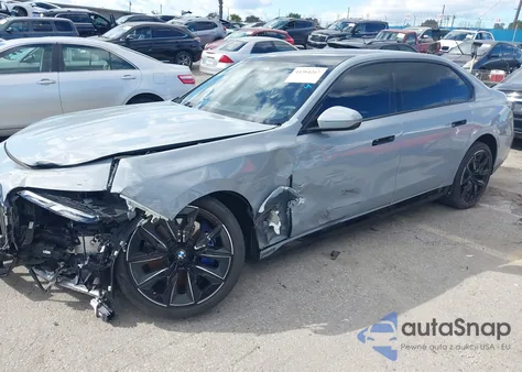 2023 BMW I7 xDrive60 z USA, uszkodzony, nr VIN WBY53EJ09PCN73592